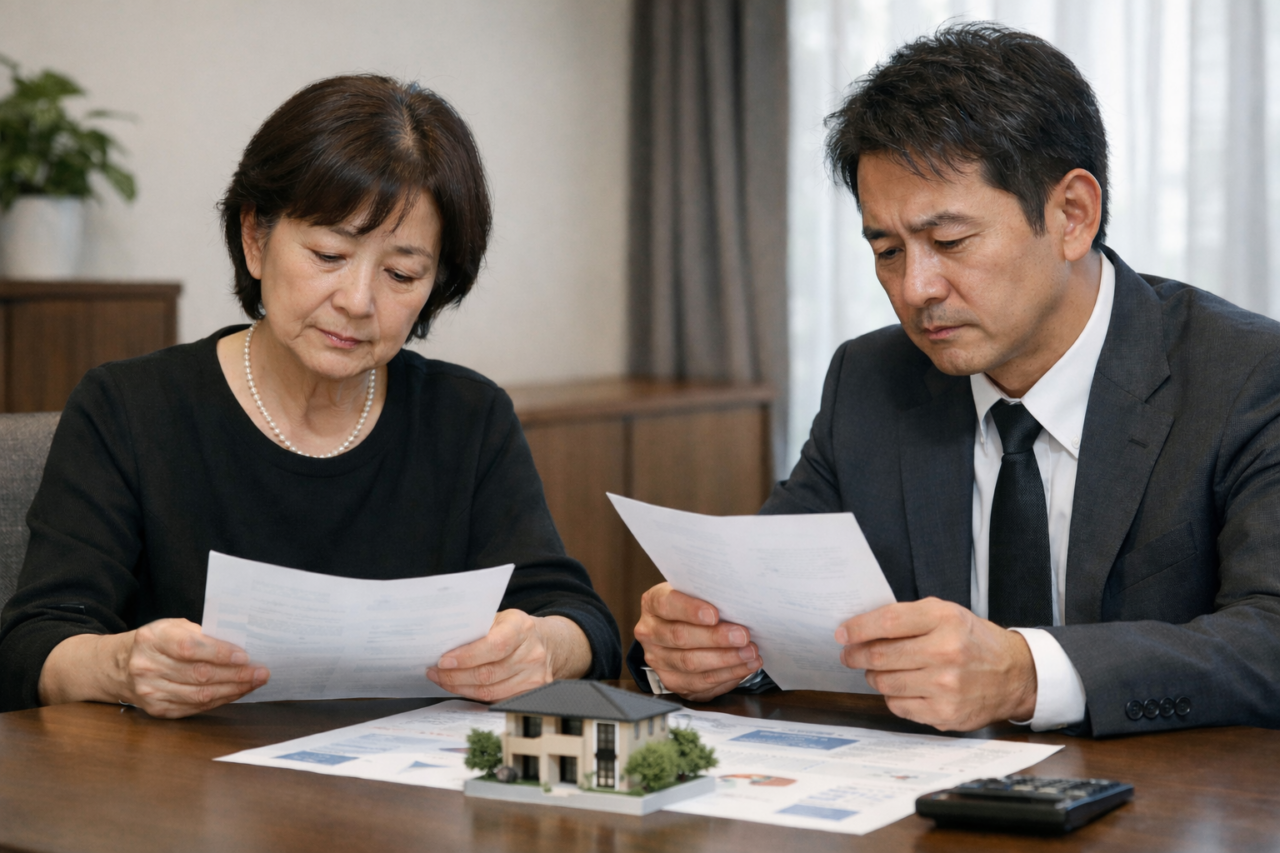 母が急に亡くなり、弟様との遺産分割をしたH様